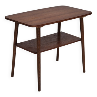 Table d'appoint danoise des années 1960, bois de teck, état d'origine.