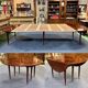 19th-century Louis XVI dining table in Cuban mahogany.