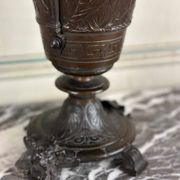 Bronze vase in the antique style, France circa 1880.