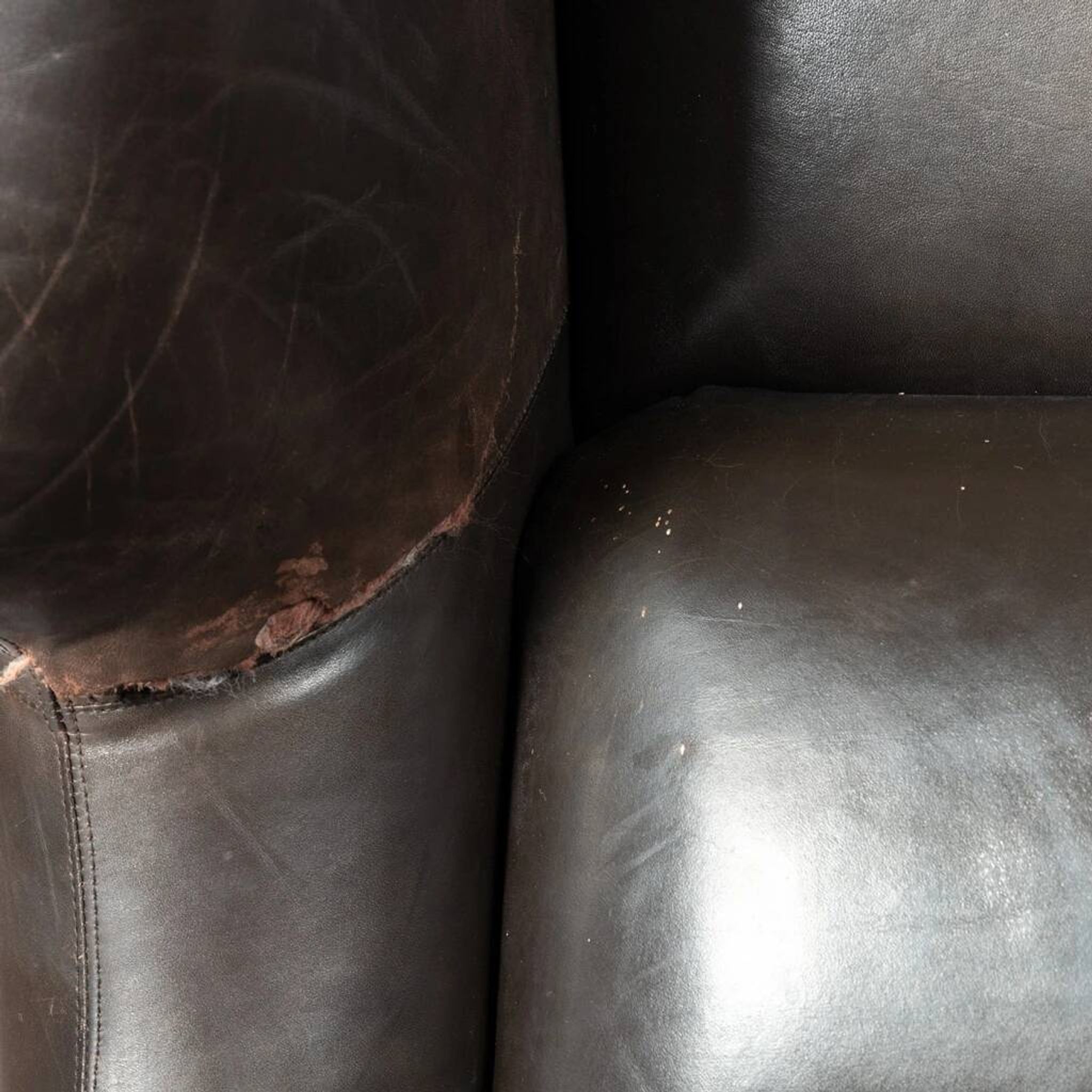 Fauteuil en cuir par Zbyněk Hřivnáč