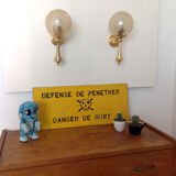 Pair of vintage gold sconces