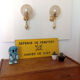 Pair of vintage gold sconces
