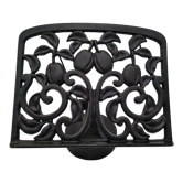 Cast iron lectern or lectrin with fruit decoration.