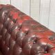 1980s Red 2-Seater Chesterfield Sofa