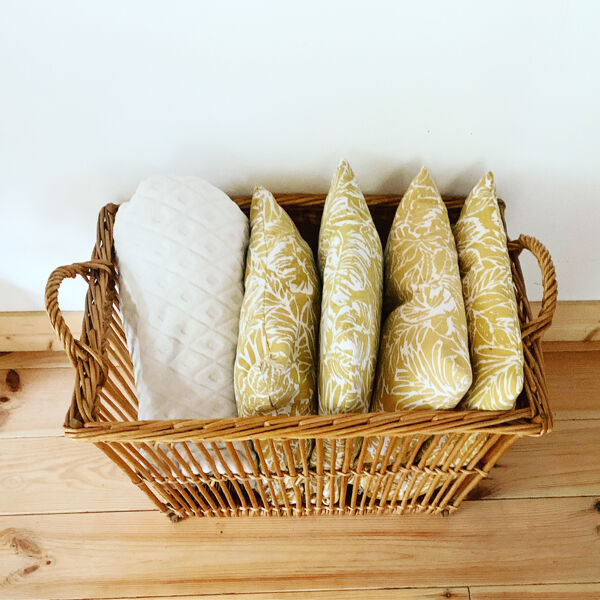 Panière vintage en rotin