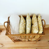 Vintage rattan basket