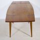Double-extendable vintage mid-century teak dining table, 1960s