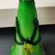 Design Vase in Floral/Yellow Rose shape in relief, corolla-shaped neck. Murano style. High 25 cm