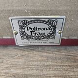 Canapé d'angle modulable Socrates en cuir bordeaux par Poltrona Frau, 1970