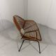 Rattan easy chairs by Rohé Noordwolde, Netherlands 1950-60’s