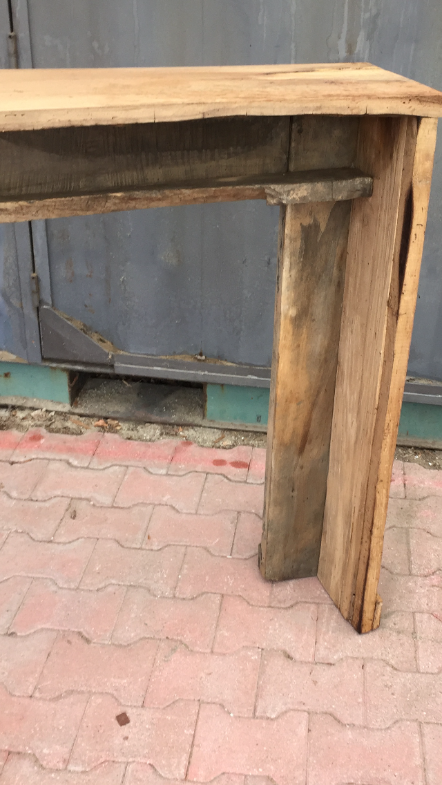 Old fireplace mantle