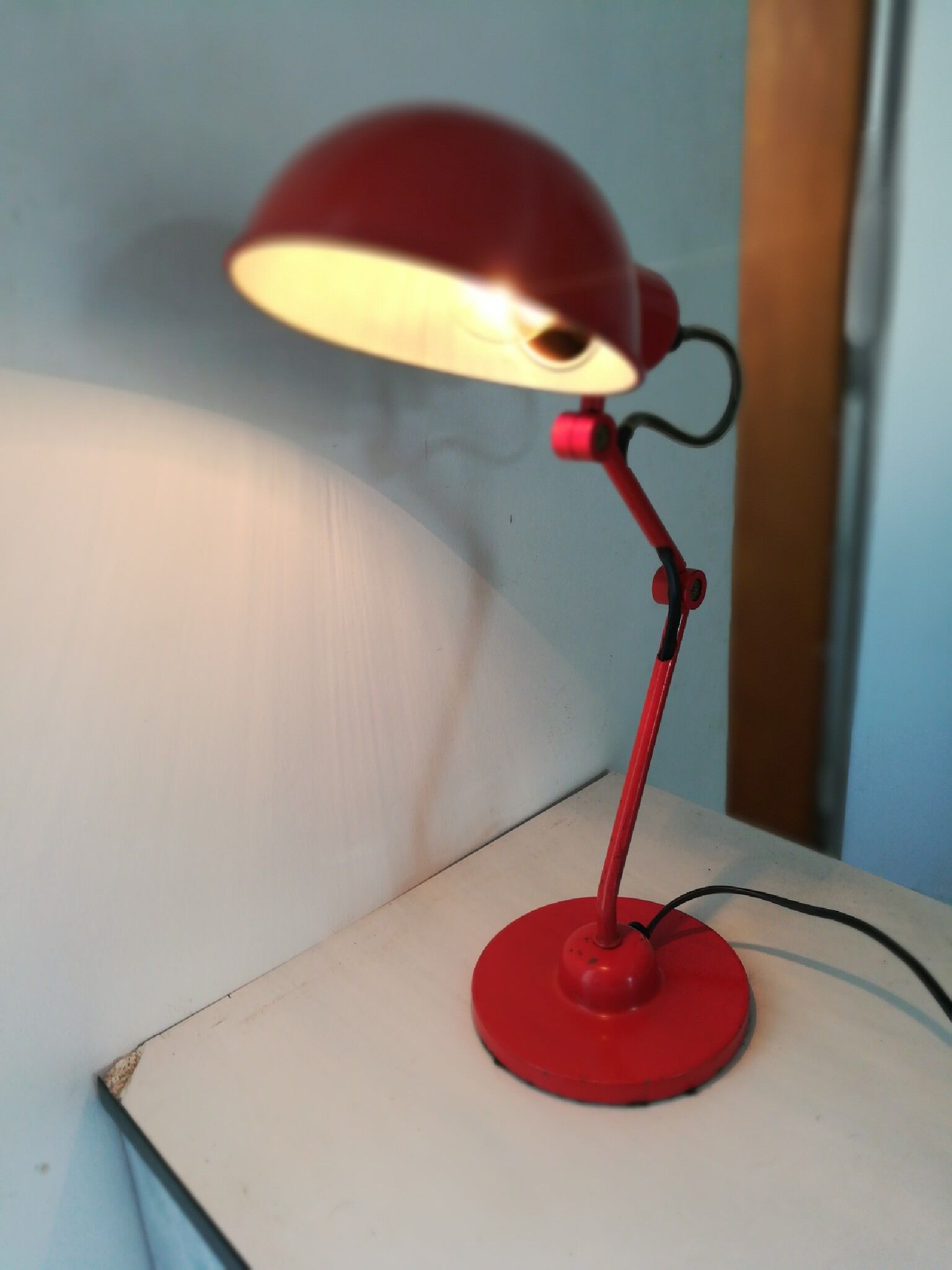 60s metal desk lamp
