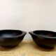 Pair of pottery bowls from La Chamba, Colombia