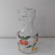 Vintage orange and lemon glass jug pitcher