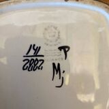 Antique Royal Copenhagen Ceramic Painted White Blue Vintage Empty Pocket