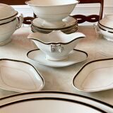 Table service in porcelain ch pillivuyt 81 pieces