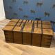 weathered antique teak chest / coffeetable