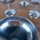 Set of 6 stainless steel ice cream cups