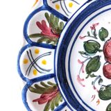Decorative plate to hang, Italian earthenware