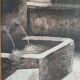 Painting on canvas, Fontaine Saint Paul de Vence signed LAINAS