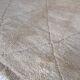 Moroccan Berber carpet Beni Ouarain with diamonds ecrus 2,44x1.61m