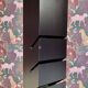 Black steel designer floor lamp 195 CM.