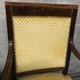 Pair of armchairs catering Empire mahogany 19th