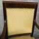 Paire de fauteuils empire restauration acajou 19ème