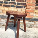 Brutalist rustic stool