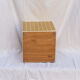 Mustard yellow cube side table 33x33 cm