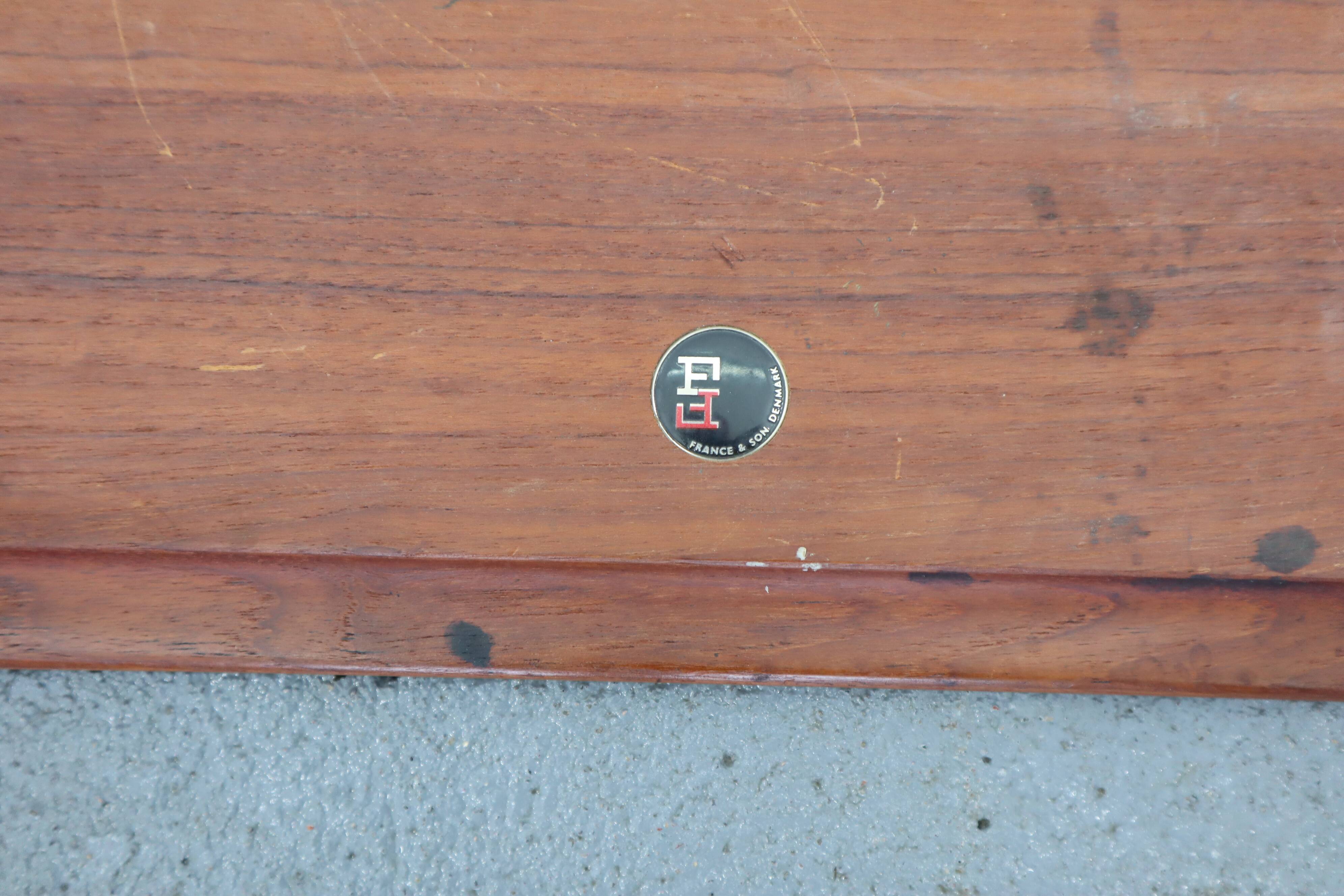 Mid-century teak coffee table by Peter Hvidt & Orla Mølgaard-Nielsen for France & Søn / France & Dav