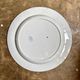 Round flat dish Creil & Montereau in blue ironstone, "Japan" service
