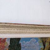 G Paul (20th century school) House by the river Oil on canvas Signed lower right Framed
Painting signed G Paul mill lake characters and trees
Very good condition 
Dimensions of the painting 50 cm x 35 cm 
Dimensions of the wooden frame with slight wear 64 cm * 49 cm (Depth about 6 cm)