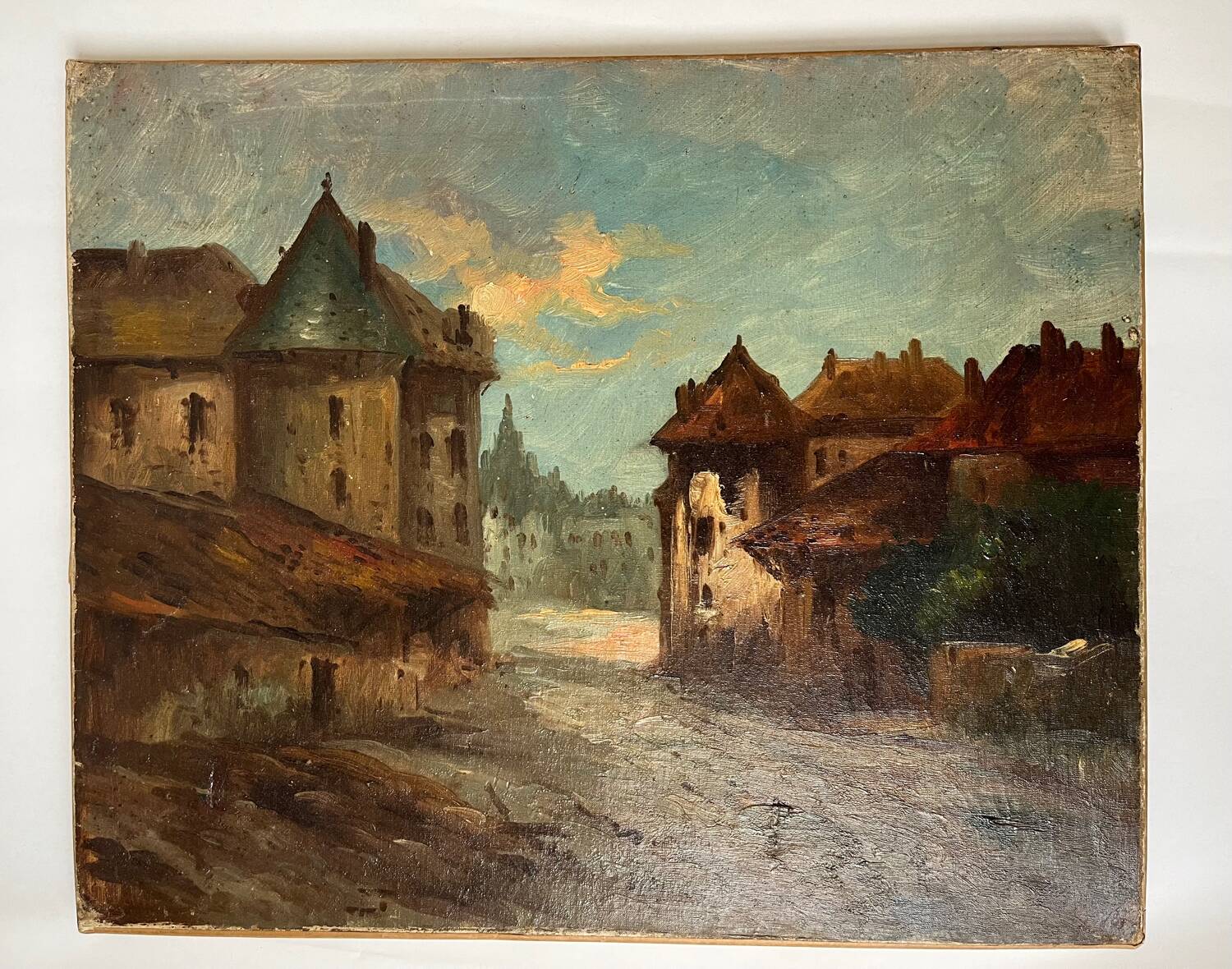 Tableau: oil on canvas Landscape