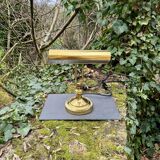 60s brass notary lamp