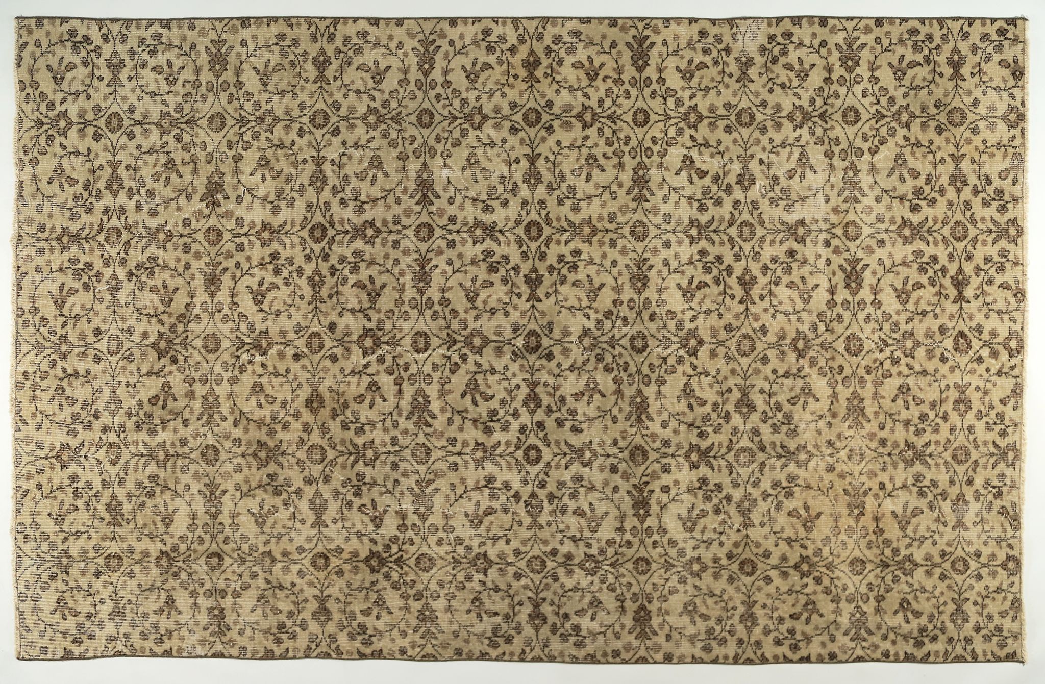 Tapis vintage anatolien fait à la main 285 cm x 187 cm