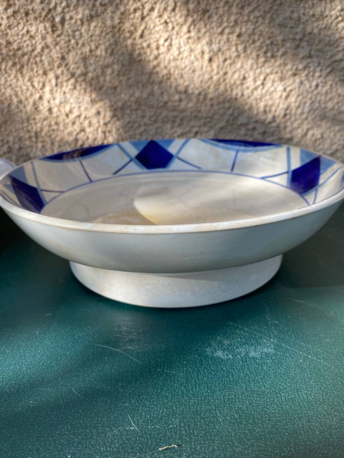 Sets of 2 presentation dishes Digoin Sarreguemines model Efel.