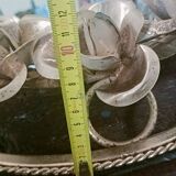 Vintage gold floral mirror