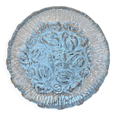 Round wall light ceiling fixture transparent glass vintage