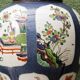 Lamp base, Chinese porcelain, Kangxi style, late 19th century.