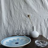 Large fruit bowl, classic French glass dish