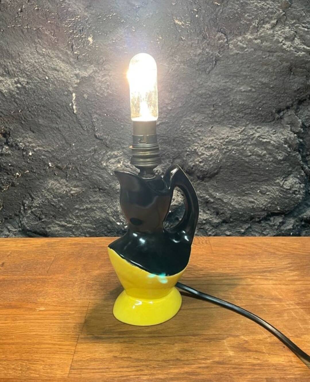 Ceramic lamp circa 1960 Vallauris