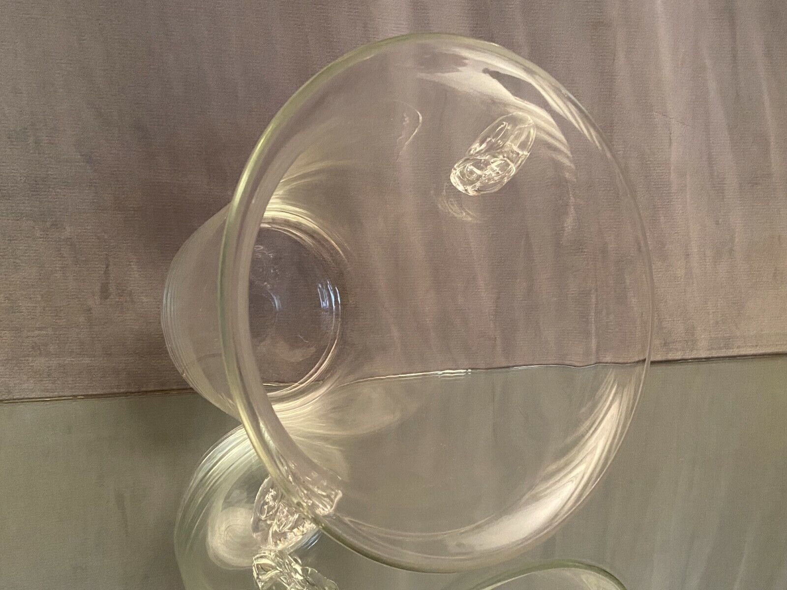 Crystalline glass champagne bucket