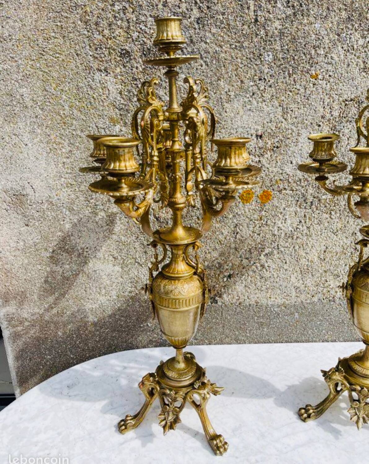 Candélabres en bronzes