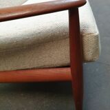Grete jalk teak sofa for france & sons