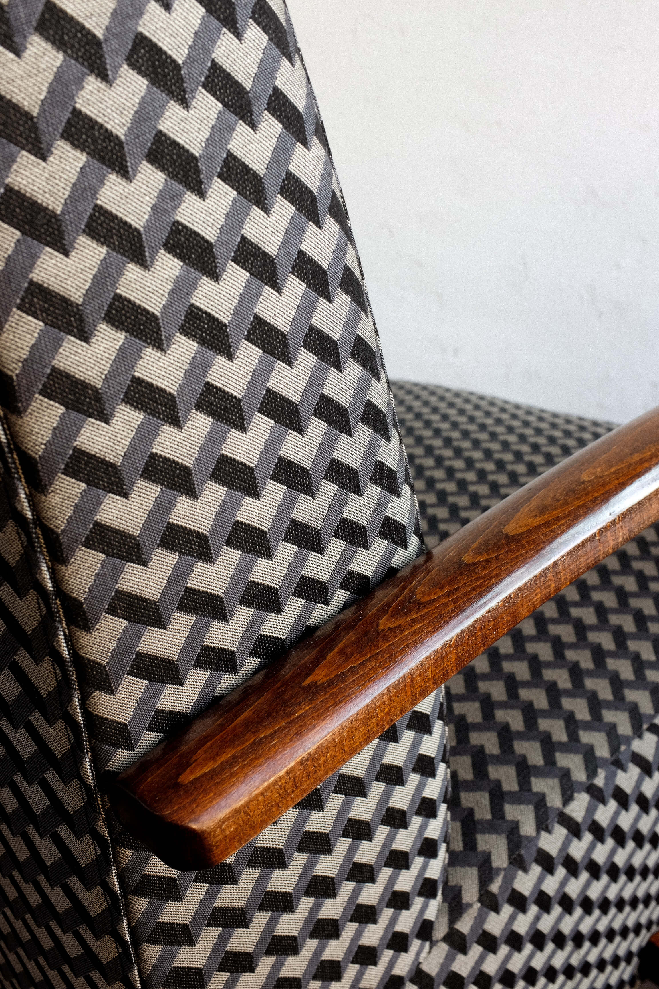 Vintage Czechoslovak Armchair by Jindřich Halabala, 1950s