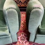 Pair of Art Deco club armchairs