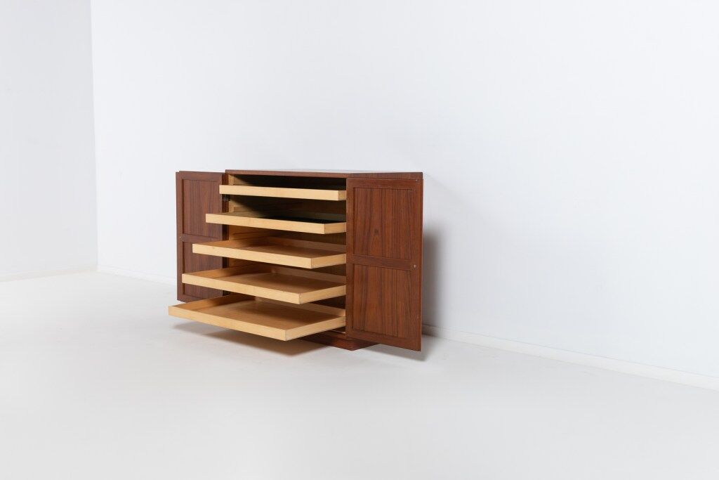 Set of 3 teak cabinets by Tove and Edvard Kindt-Larsen for Thorald Madsen, 1950s