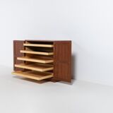 Set of 3 teak cabinets by Tove and Edvard Kindt-Larsen for Thorald Madsen, 1950s