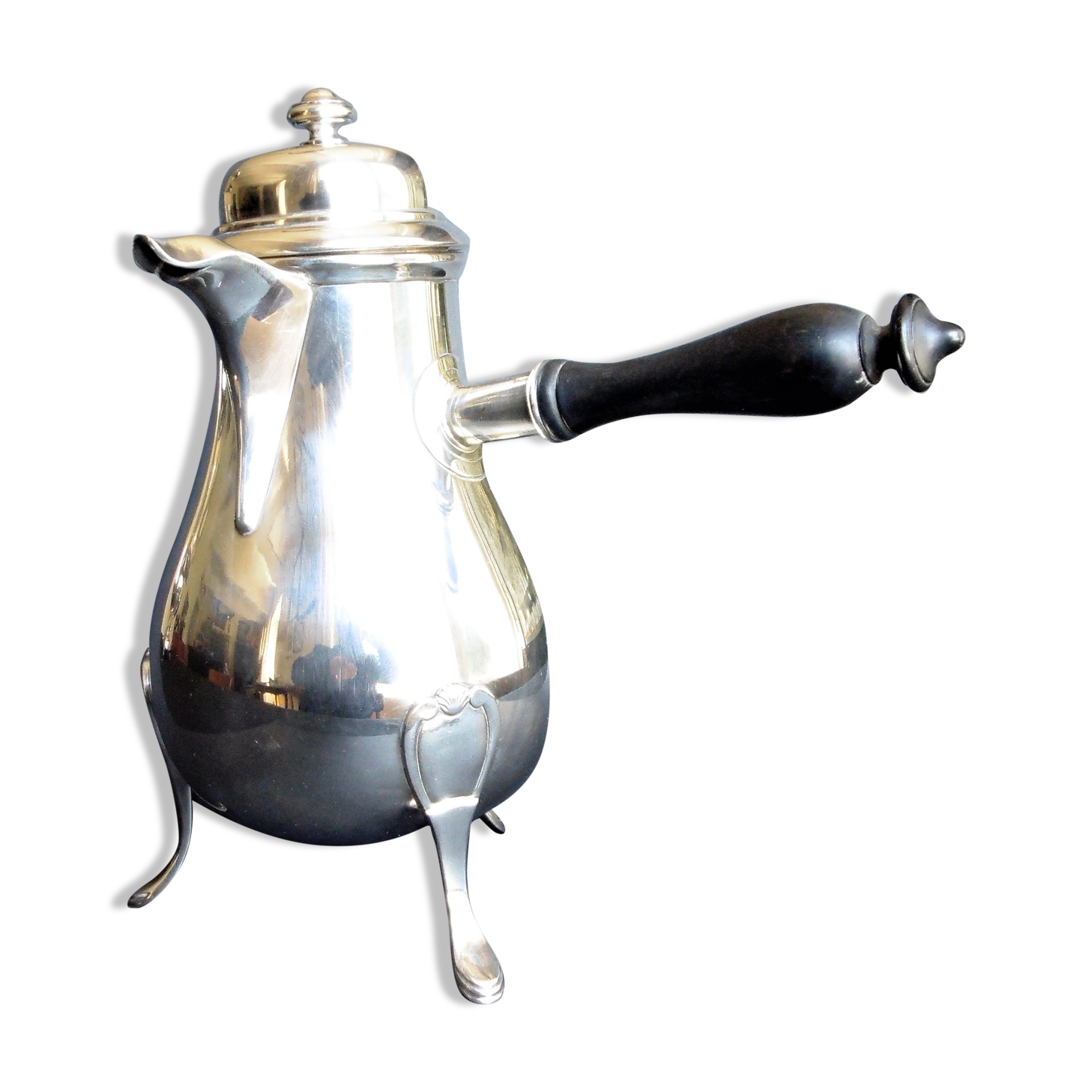 Silver metal chocolate maker